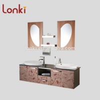 Stylish hot selling double basin bathroom furniture,used hotel furniture for sale