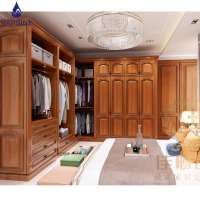 Customized high end  classical style for sale wooden wardrobe